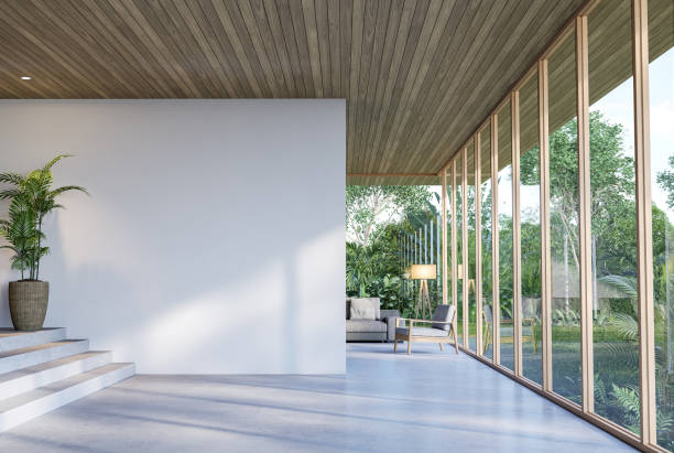 Modern interior with natural light
